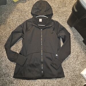 Mens hoodie fulll champmpion large sweatshirt black full  zip up clothing